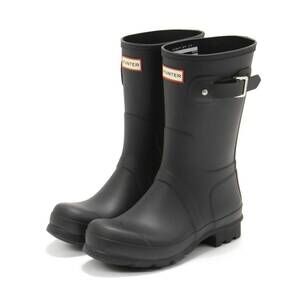 NEW HUNTER men's original short rain boots in black